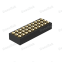 Dnenlink 1.27mm pitch Triple Row H2.0mm Concave contact Straight Female Header SMT type  PogoPin header