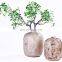 Golden Modern  Style Creative  Flower Arrangement Golden Porcelain  Ceramic Vase For Table Decoration