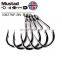 Mustad  10827NPBLN  high carbon stainless steel mustard assist fish hook barbed hook  for tuna octopus