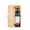 Vitalucks wholesale customized single bottle unfinished pine wooden box wine packaging case