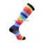 2022 Thigh High Custom Logo Womens Medical Running Sport Colorful Nursing Compression Socks