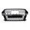 Front grill for Audi Q3 auto accessories black front bumper grille mesh facelift SQ3 grille 2013-2015