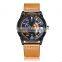 CURREN 8298 Men Japan Quartz Wristwatch Simple Casual Leather Strap Sport Male Watches
