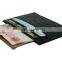 High Quality Luxury Hot Sale Black Color Python Snake Skin Leather Credit Card Holder Purse Wallet