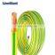 1.5mm 2.5mm 4mm Flexible Green and Yellow Earth Electrical Building Wire 750volts Copper Indoor Cable