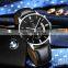 NIBOSI Men Watches Luxury Famous Top Brand Men's Fashion Casual Dress Watch Military Quartz Wristwatches Leather Band