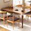 Luxury Solid wood dining table modern tables rectangular dining tables wooden stable design