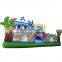 Best price big children inflatable bouncy slide playground on sale