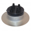 Standard Aluminum Roof Electrical Flashing Boot with C81 Cap