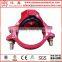 Ductile iron grooved pipe fittings and couplings/threaded grooved mechanical cross/tee