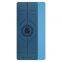 Hot Selling Fitness Natural double color foldable tpe yoga mat