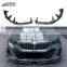 G60 4PC MP Style High Quality Carbon Fiber Front Lip Front Bumper Lip Separator For BMW 5 Series G60