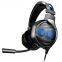 adjustable microphone headset stereo over ear game headphone led