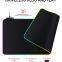 TWOLF LED Mouse Pad Extended Large RGB Gaming Keyboard Mousepad Desk Mat 900x400 Extra Large Glowing Mouse Pad