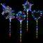 Transparent Glow in the Dark Luftballon Bobo Balloons clear Pvc Led Ballon Wide Mouth with Stick and Handle Globos Balloons