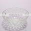 2016 factory outlet Eco-friendly transparent oval glass bowl