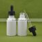 Free samples!! wholesale 30ml matte white glass dropper bottles for eliquid/ejuice with OEM printing from Alibaba China supplier
