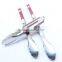 Logo-custom stainless steel kitchen tongs with Sliding Rings 9" No Magnatic Kitchen stainless steel mini serving tongs