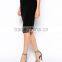 2015 wholesale sexy ladies High Waisted black Pencil Skirt