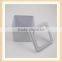 metal square tin box with clear top