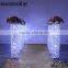 silver LED pillar crystal wedding column lighted wedding column walkway stand wedding decoration (MWS-002 silver)                        
                                                Quality Choice