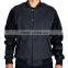 HDYK040 Wholesale 2014 Mens Cheap Custom Leather Sleeves and Satin Baseball College Varsity Jacket