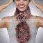 Real Knitted Round Rex Rabbit Fur Neck Scarf