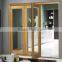 wooden glass sliding panel door