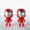 Plastic LED Iron Man Keychains with Sound Lovely Children