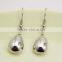 Fashion Spring&Autumn Style 316l Stainless Steel Silver Drop Earrings for Women