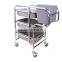 Collecting hotel service trolley stainless steel cart have 5 Collecting