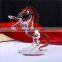 Fashion Design Newest Table Decoration Crystal Horse Model