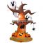 8FTHalloween Outdoor Scary Inflatable Dead Tree Ghost Pumpkins Spiders Lights