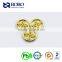 RORO14120907 Gold Round Tag for Bag and Luggage