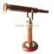 Vintage Antique Maritime Telescope ,Solid Brass Antique Finish Designer Telescope Wooden Legs 12195