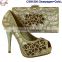 CSB1230 Wholesale price good quality ladies shoes matching bags,italian shoes and bags for party