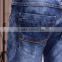 Adults men's 100% cotton snow wash jeans man straight fit jeans China manufacturer