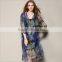 Super soft 100 Silk Long Dresses Bohemian Femme Casual Clothing Slim Party Dresses