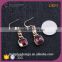 E78130I02 Alloy Earring From Medical Factory China Names Of Earring Styles Gold Plated Garnet Ruby Stone Drop Earrings