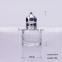 Small Mini Easy Portable Refillable Cosmetic Packaging Glass Bottle 5ml with Point Metal Lid