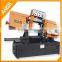 Industrial ferrous metal manual pipe bandsaw