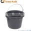 Rubber pails with spout lip,industry buckets,rubber pan,cubo de goma