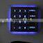 IP65 4x4 rear panel mount industrial usb metal numeric keypad