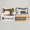 Die-cut fuse interlining with gum Irregular clothing label for sewing machine