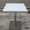 White marble used restaurant table and chair, marble top coffee table sets