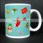 11 OZ White Decal Ceramic Promotional Gift Christmas mug,ceramic mug price