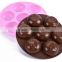 7 Cavity Smiley Face Shape Silicone Cake Mould Chocolate Mould Soap mould For Barking Tools