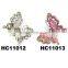 big colorful metal butterfly crystal hair clips wholesale