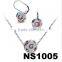 austira crystal necklace and earring sets american diamond necklace sets