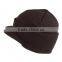 New Style Burgundy Custom Made Acrylic Peaked Beanie Hat